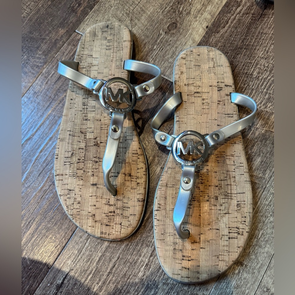Michael Kors Silver Sandals